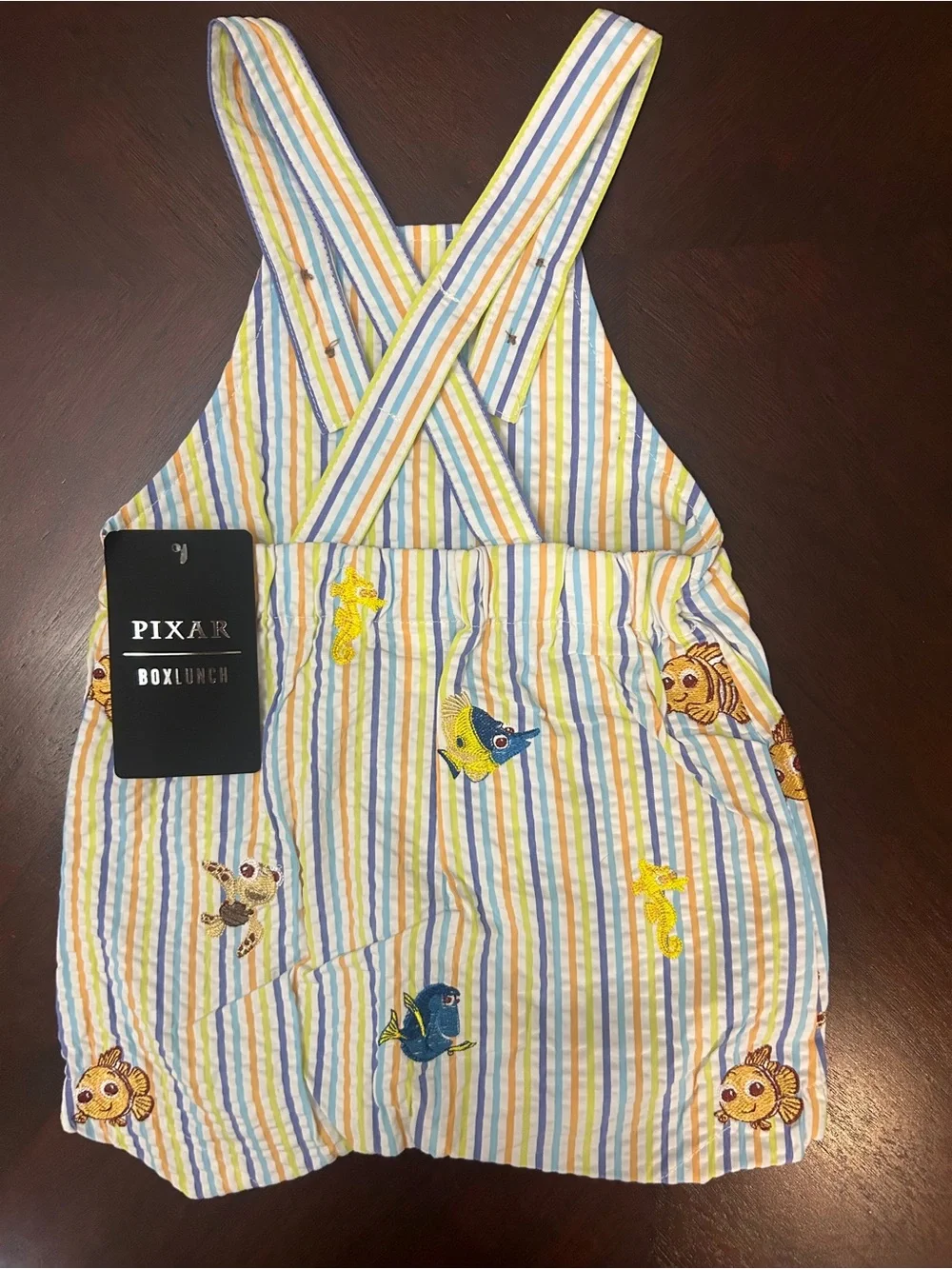 NWT Pixar BoxLunch Finding Nemo Baby Bubble Romper 9M Embroidered Disney - Picture 2 of 7